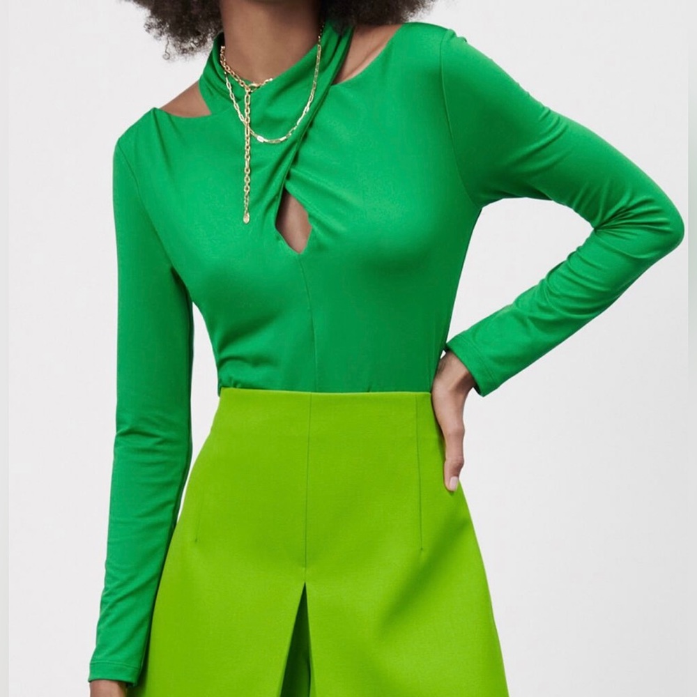 Body verde - Zara